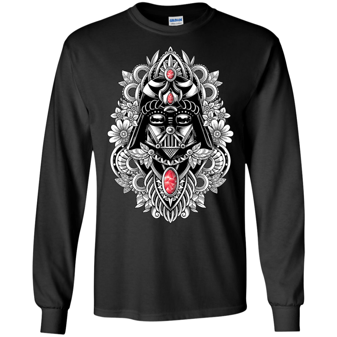 T-Shirts Black / S Dark Spirit Men's Long Sleeve T-Shirt