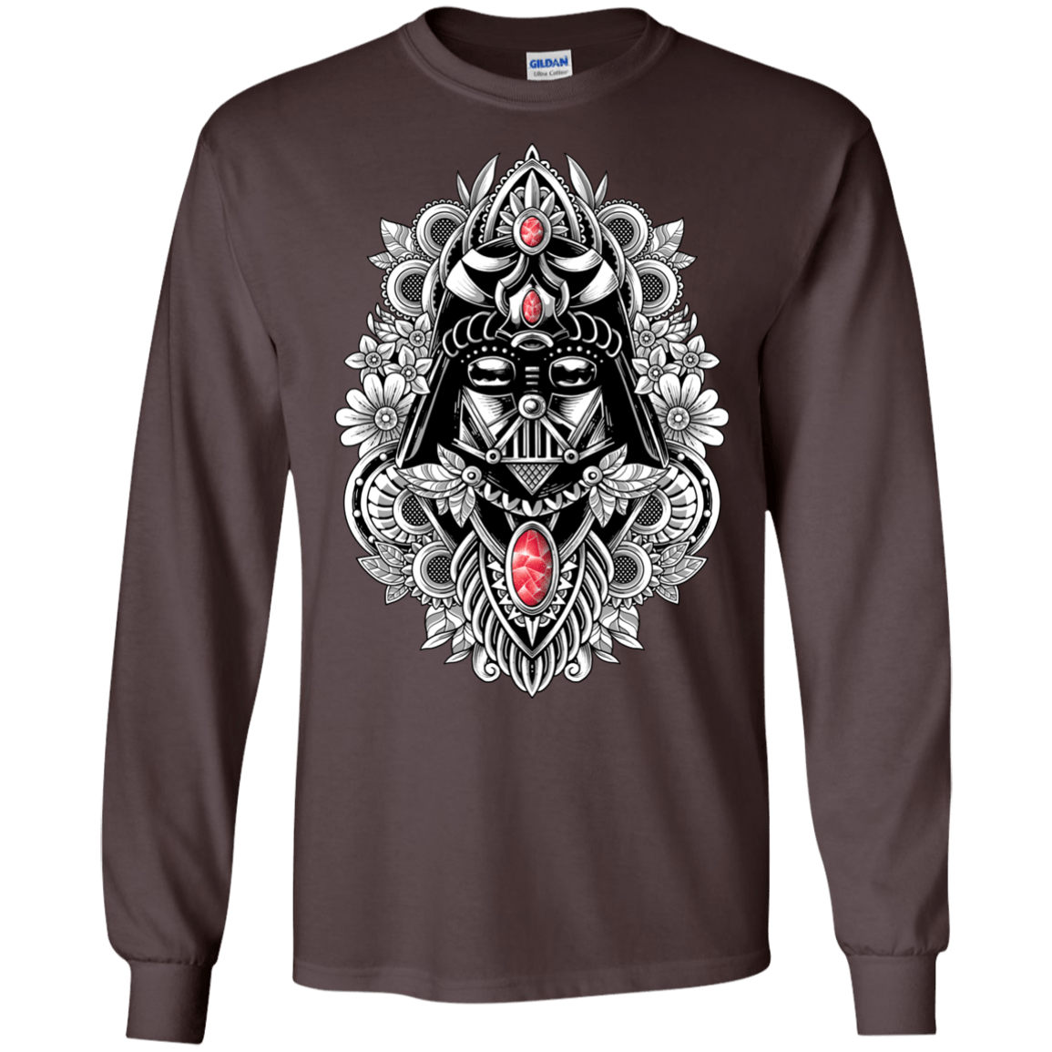 T-Shirts Dark Chocolate / S Dark Spirit Men's Long Sleeve T-Shirt
