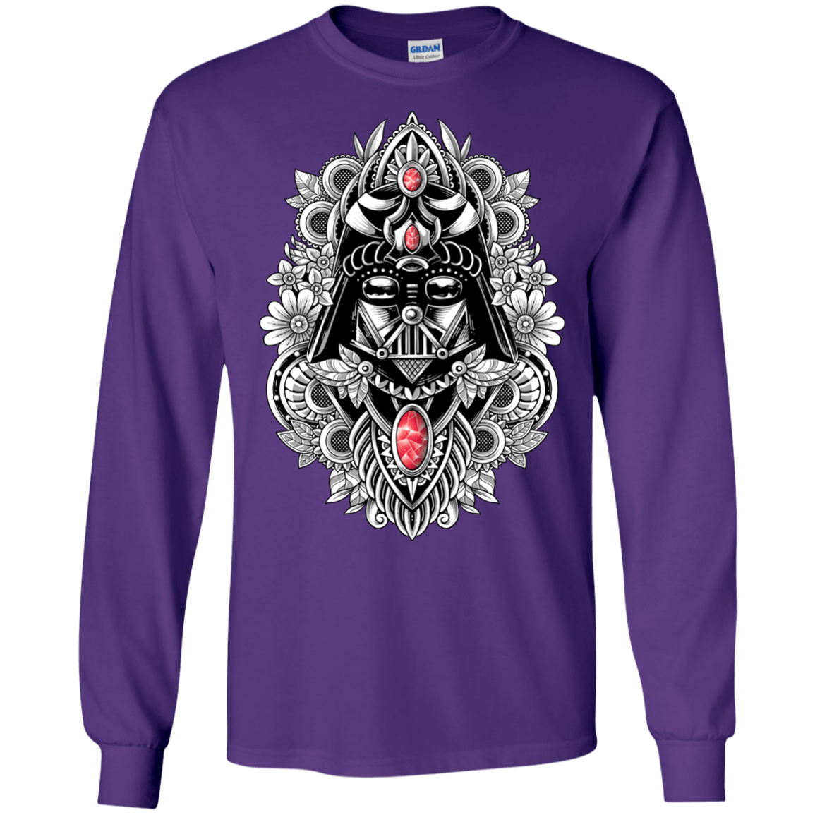 T-Shirts Purple / S Dark Spirit Men's Long Sleeve T-Shirt