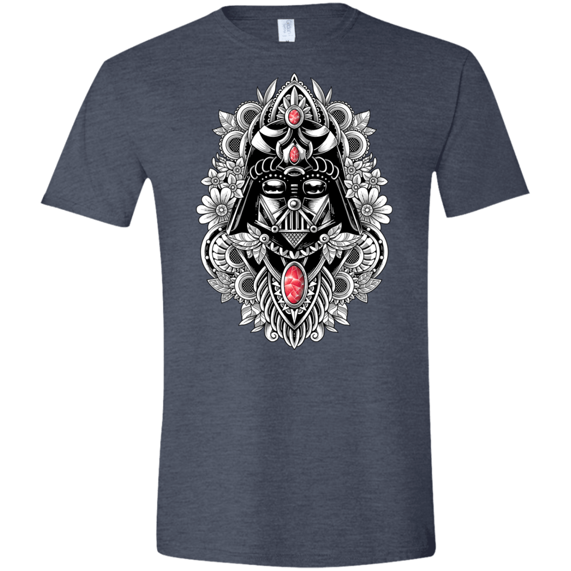 T-Shirts Heather Navy / S Dark Spirit Men's Semi-Fitted Softstyle