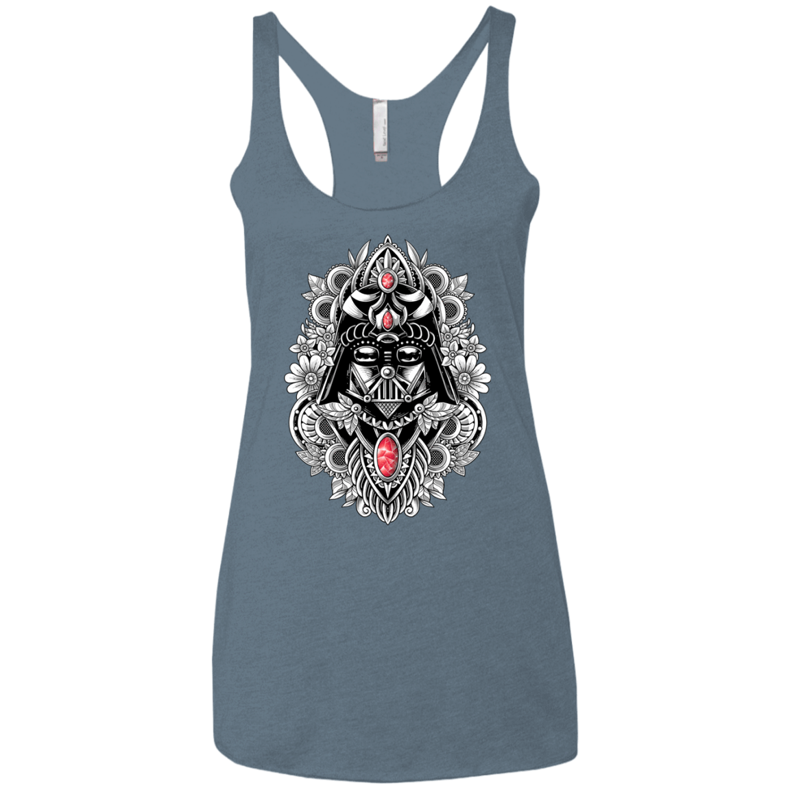 T-Shirts Indigo / X-Small Dark Spirit Women's Triblend Racerback Tank
