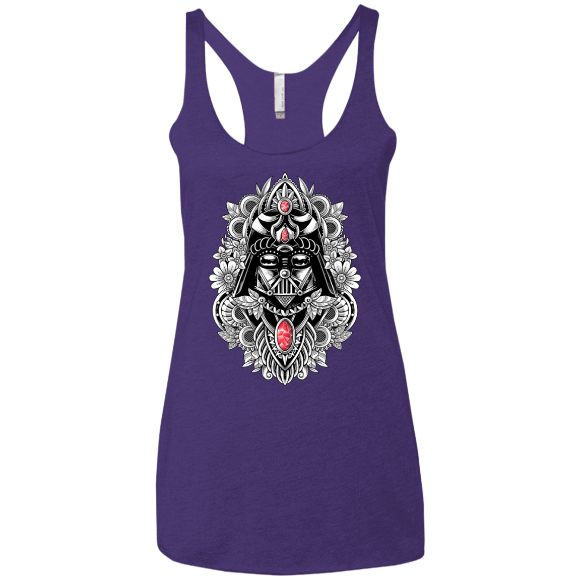 T-Shirts Purple Rush / X-Small Dark Spirit Women's Triblend Racerback Tank