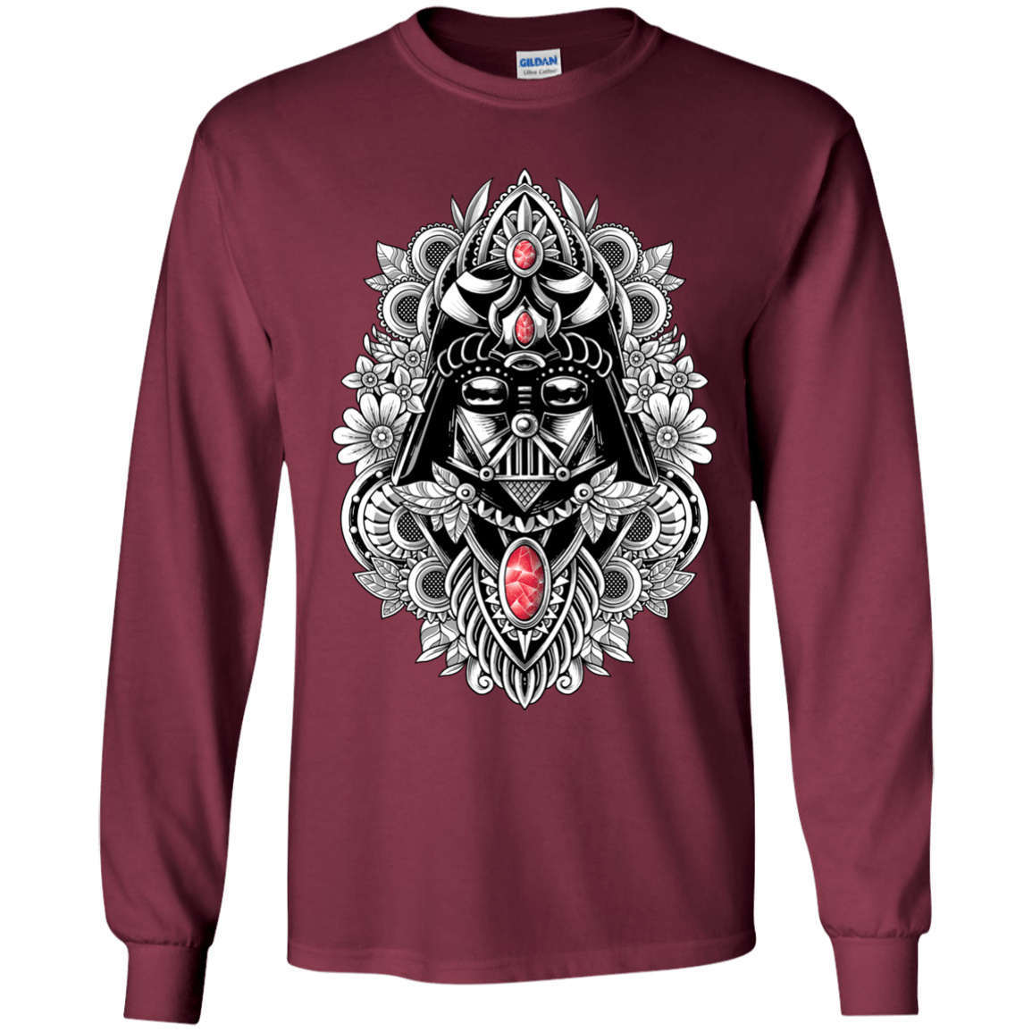 T-Shirts Maroon / YS Dark Spirit Youth Long Sleeve T-Shirt
