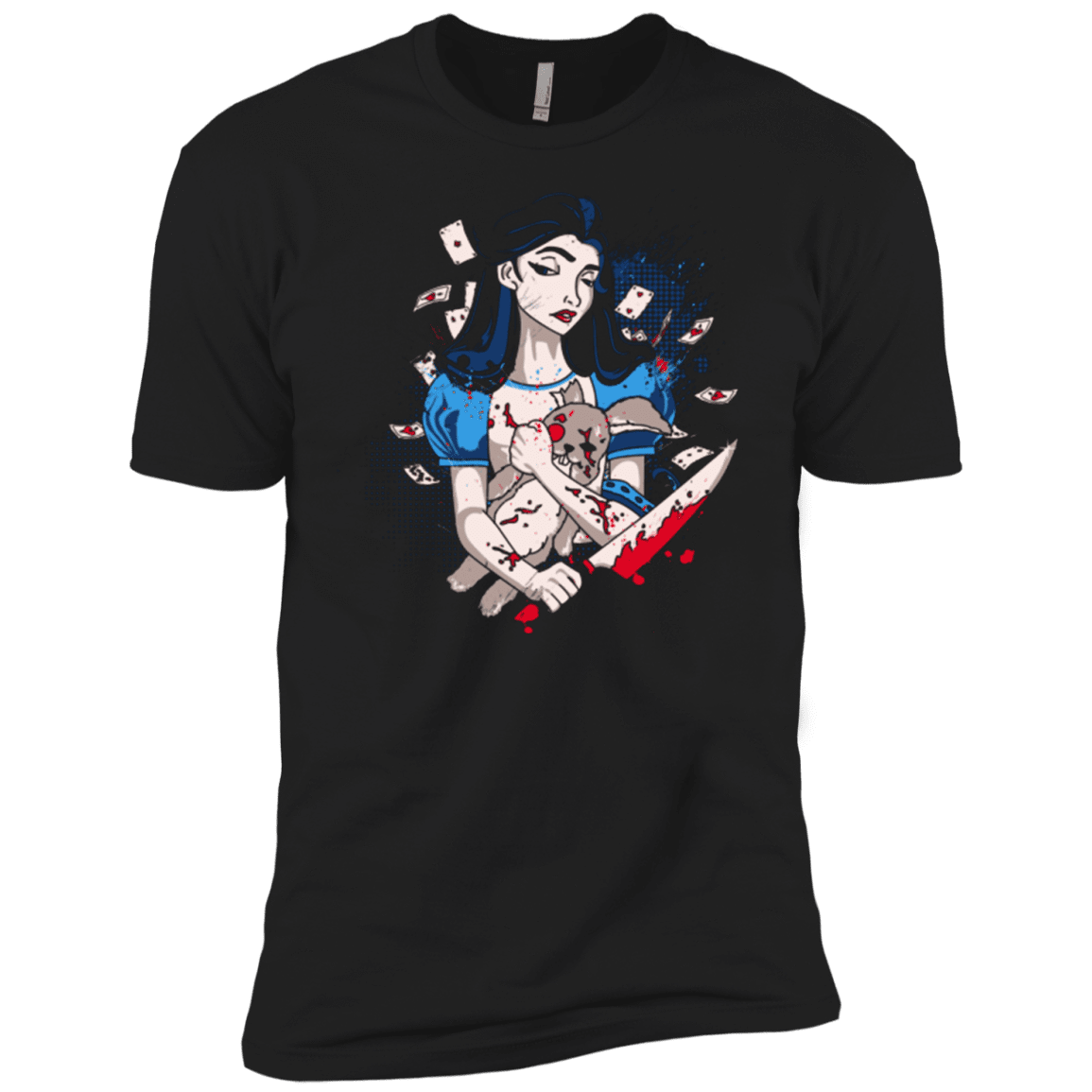 T-Shirts Black / YXS Dark Wonderland Boys Premium T-Shirt