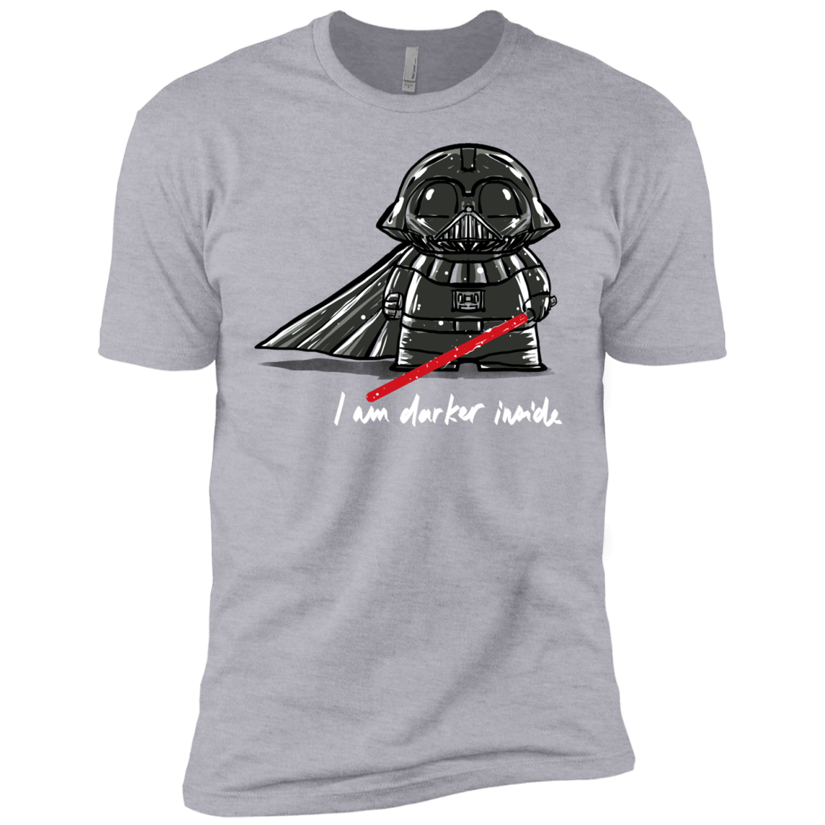 T-Shirts Heather Grey / YXS Darker Inside Boys Premium T-Shirt