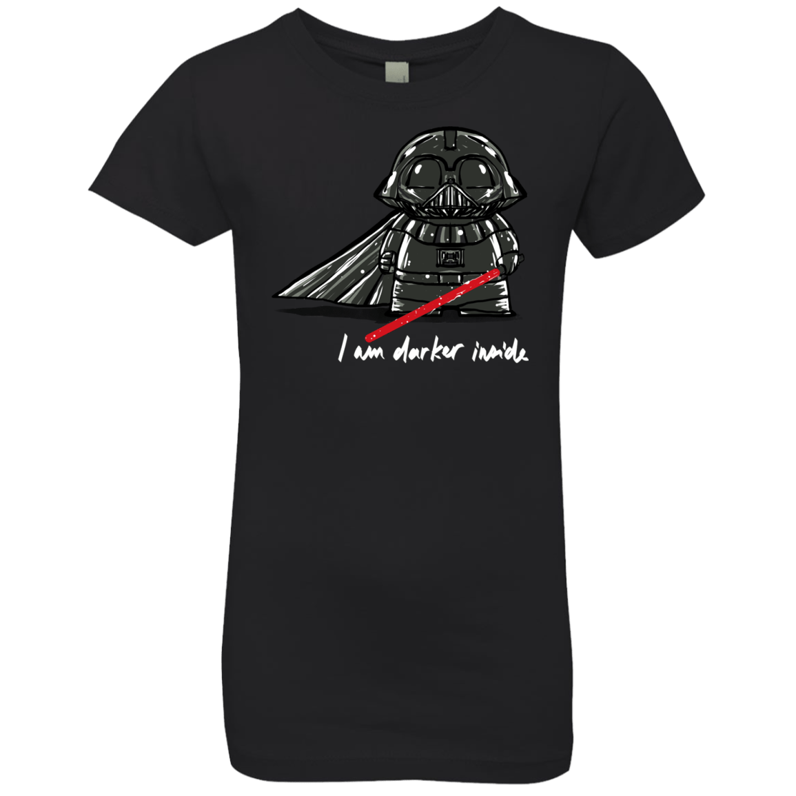 T-Shirts Black / YXS Darker Inside Girls Premium T-Shirt