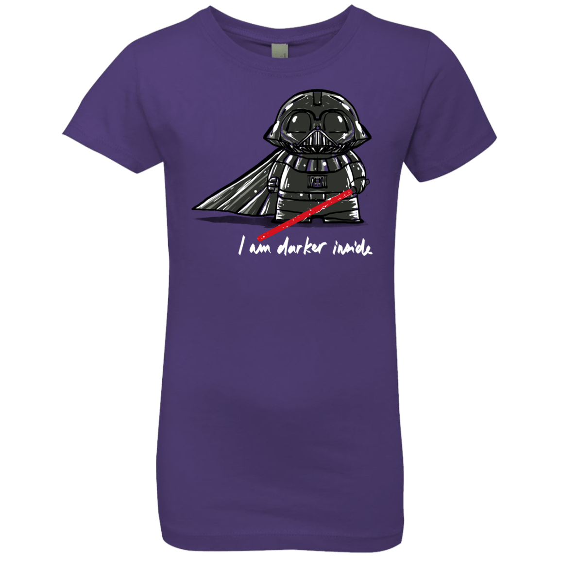 T-Shirts Purple Rush / YXS Darker Inside Girls Premium T-Shirt