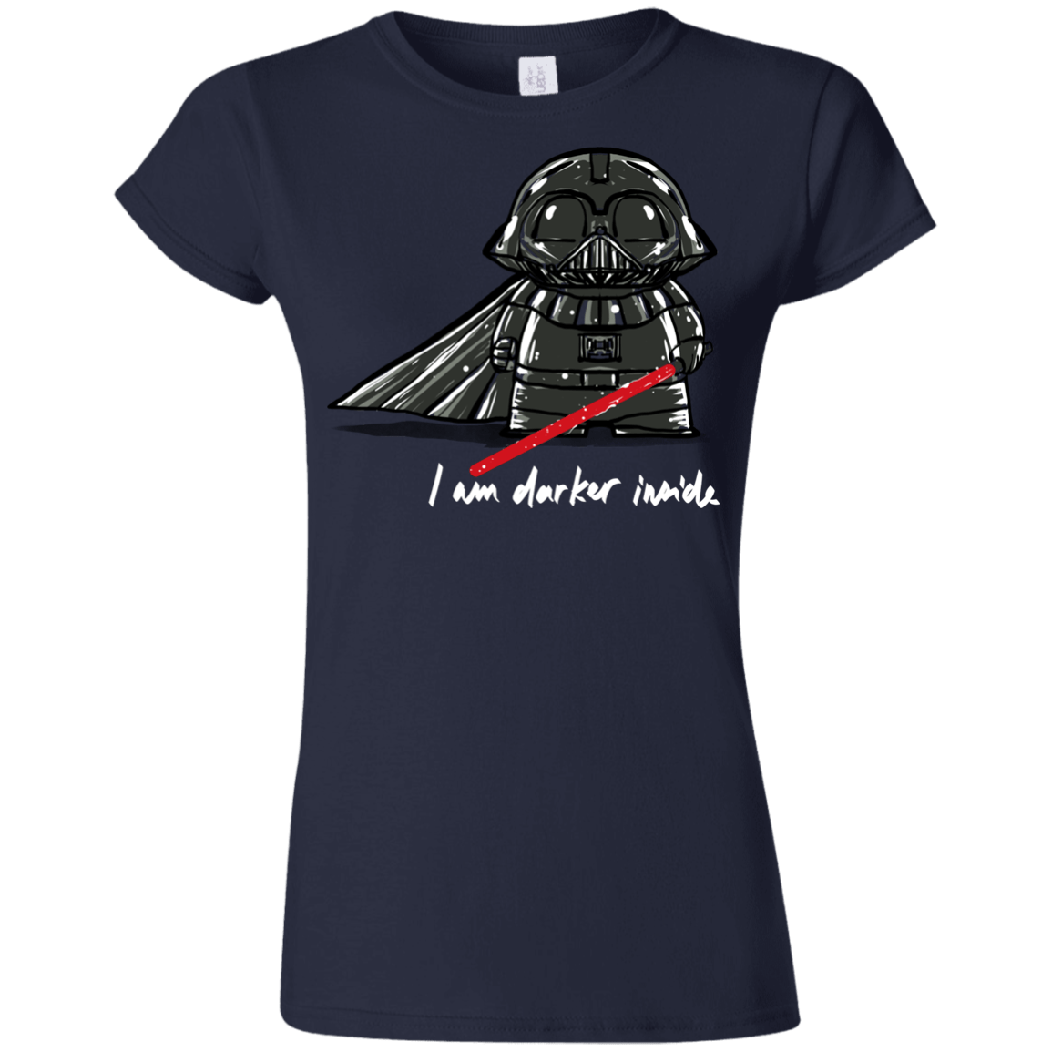 T-Shirts Navy / S Darker Inside Junior Slimmer-Fit T-Shirt