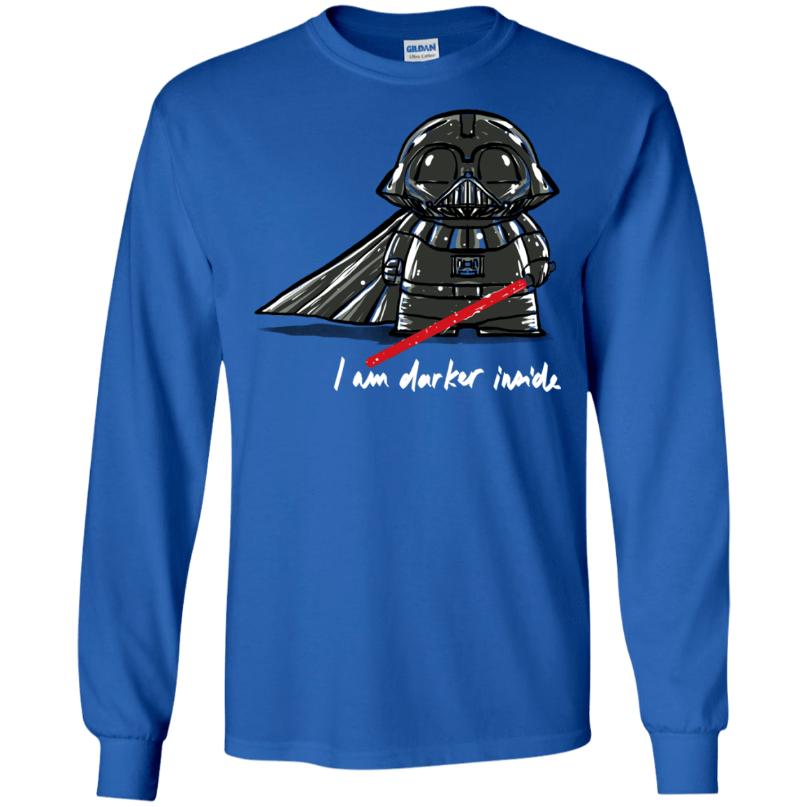 T-Shirts Royal / S Darker Inside Men's Long Sleeve T-Shirt