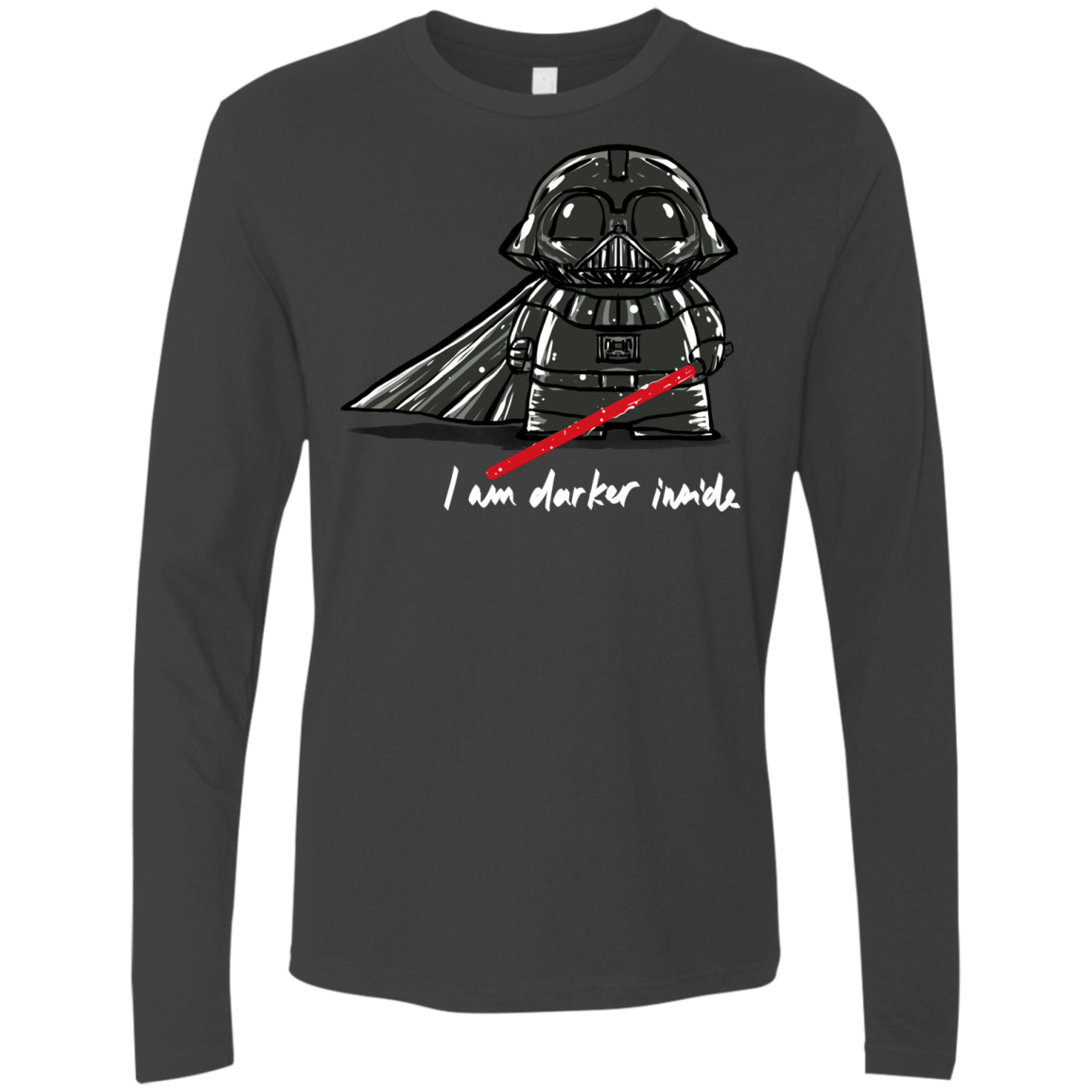 T-Shirts Heavy Metal / S Darker Inside Men's Premium Long Sleeve