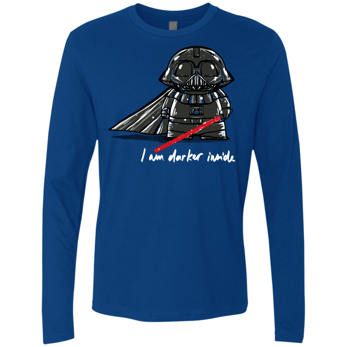 T-Shirts Royal / S Darker Inside Men's Premium Long Sleeve