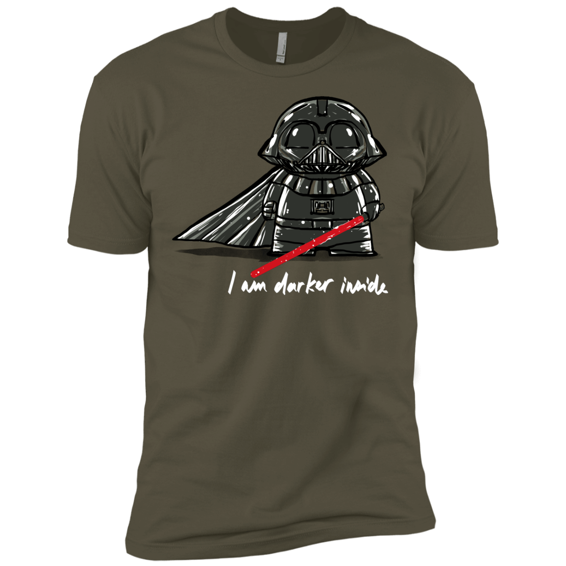 T-Shirts Military Green / X-Small Darker Inside Men's Premium T-Shirt