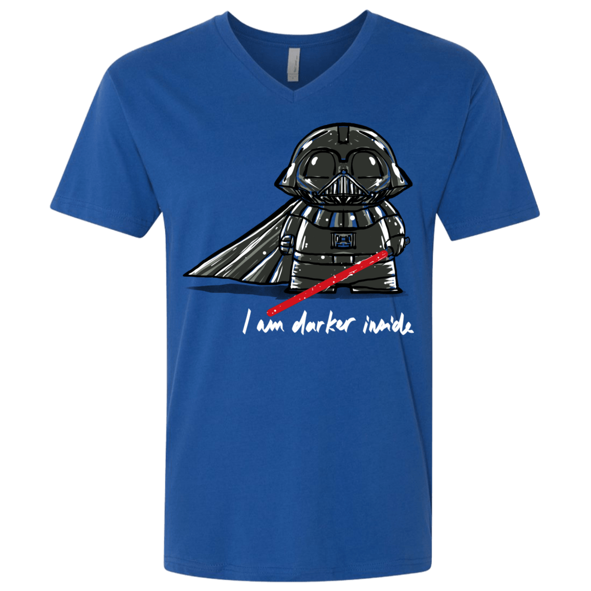 T-Shirts Royal / X-Small Darker Inside Men's Premium V-Neck