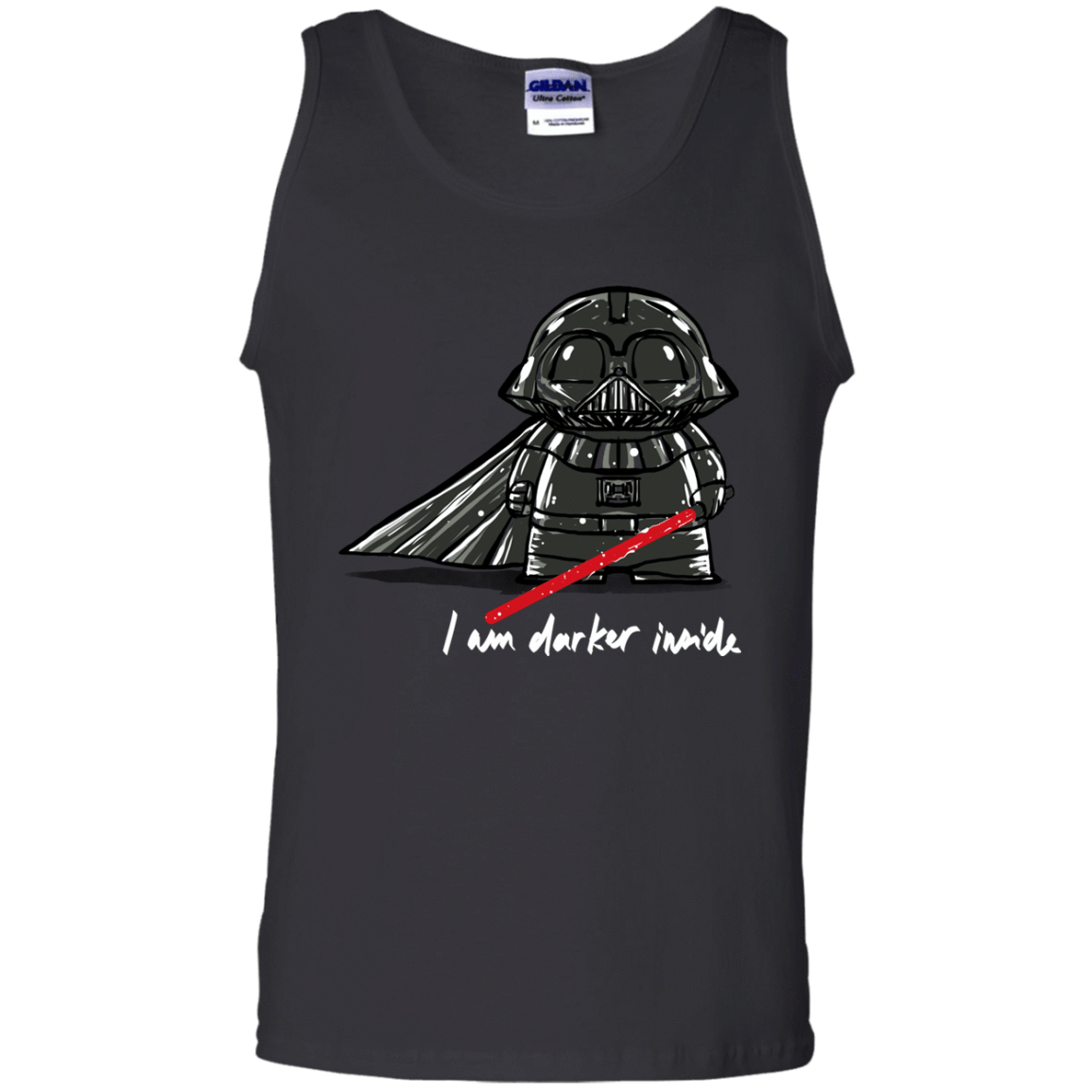 T-Shirts Black / S Darker Inside Men's Tank Top