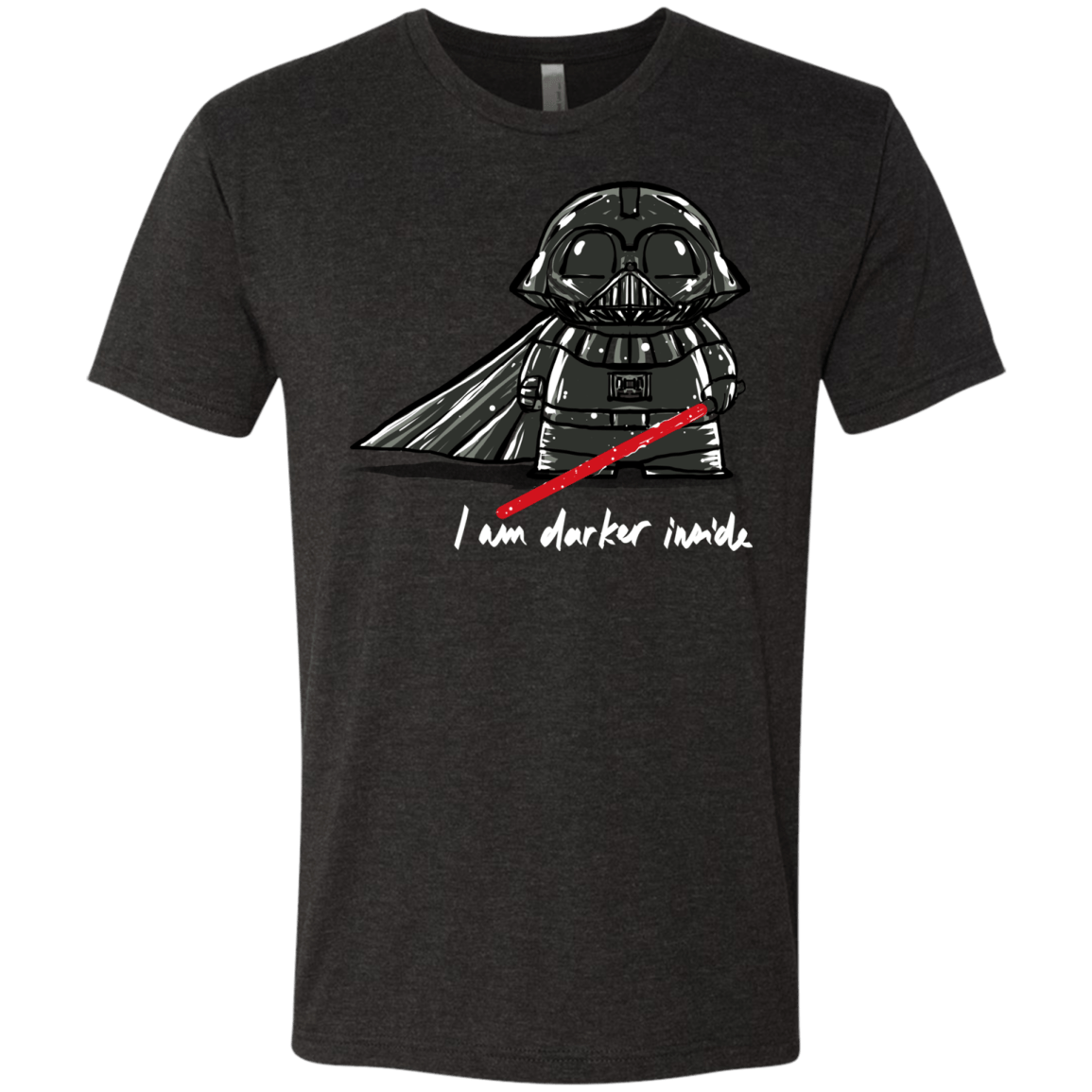 T-Shirts Vintage Black / S Darker Inside Men's Triblend T-Shirt