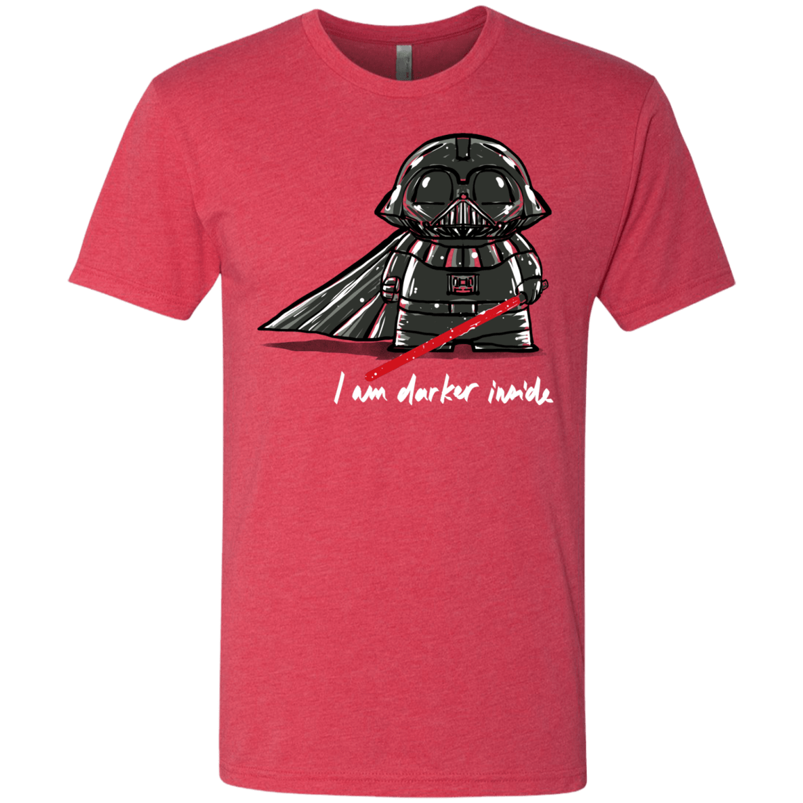 T-Shirts Vintage Red / S Darker Inside Men's Triblend T-Shirt