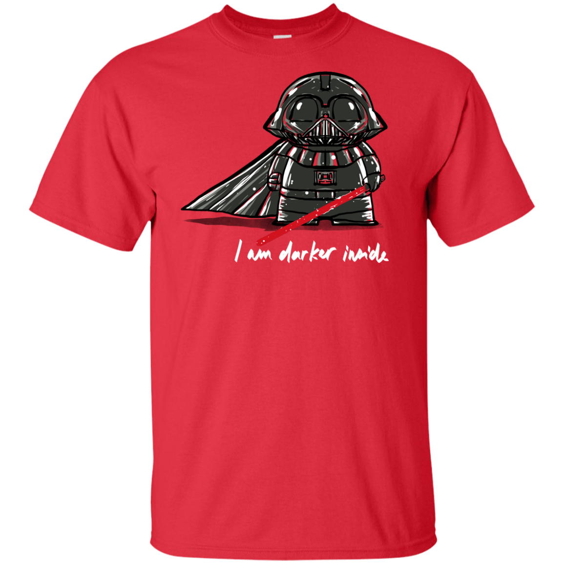 T-Shirts Red / XLT Darker Inside Tall T-Shirt