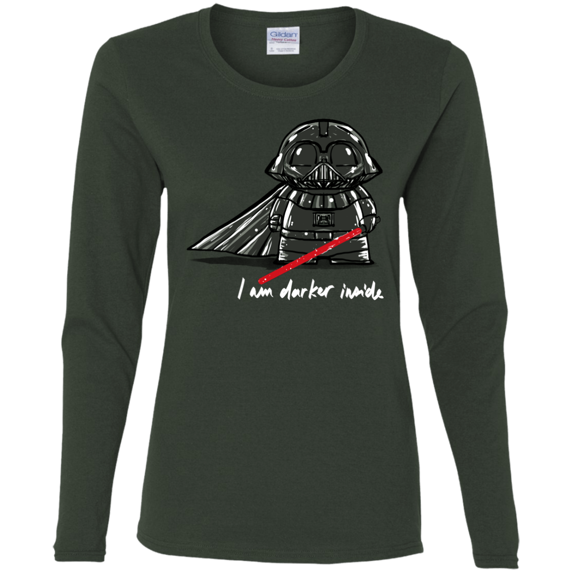 T-Shirts Forest / S Darker Inside Women's Long Sleeve T-Shirt