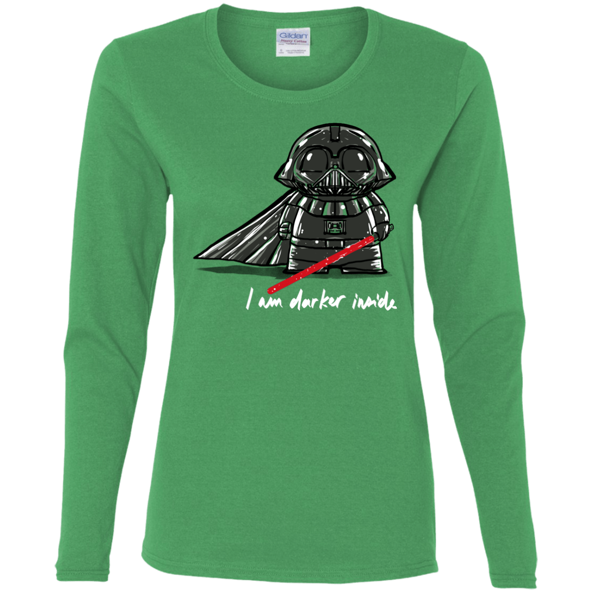 T-Shirts Irish Green / S Darker Inside Women's Long Sleeve T-Shirt
