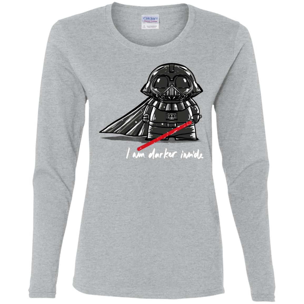 T-Shirts Sport Grey / S Darker Inside Women's Long Sleeve T-Shirt