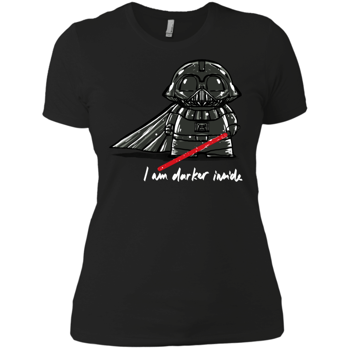 T-Shirts Black / X-Small Darker Inside Women's Premium T-Shirt