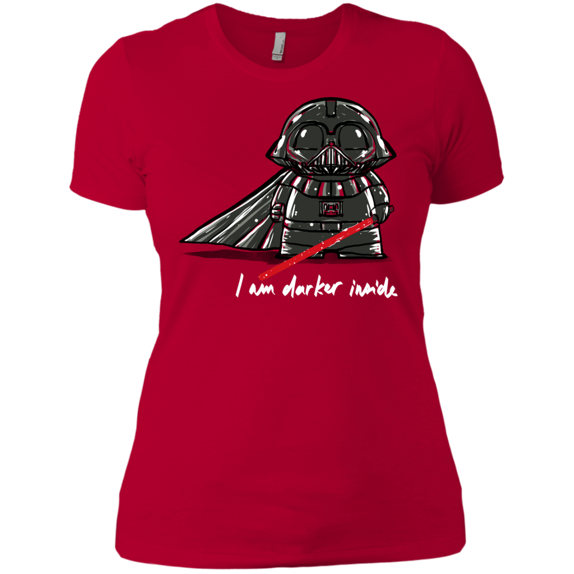 T-Shirts Red / X-Small Darker Inside Women's Premium T-Shirt