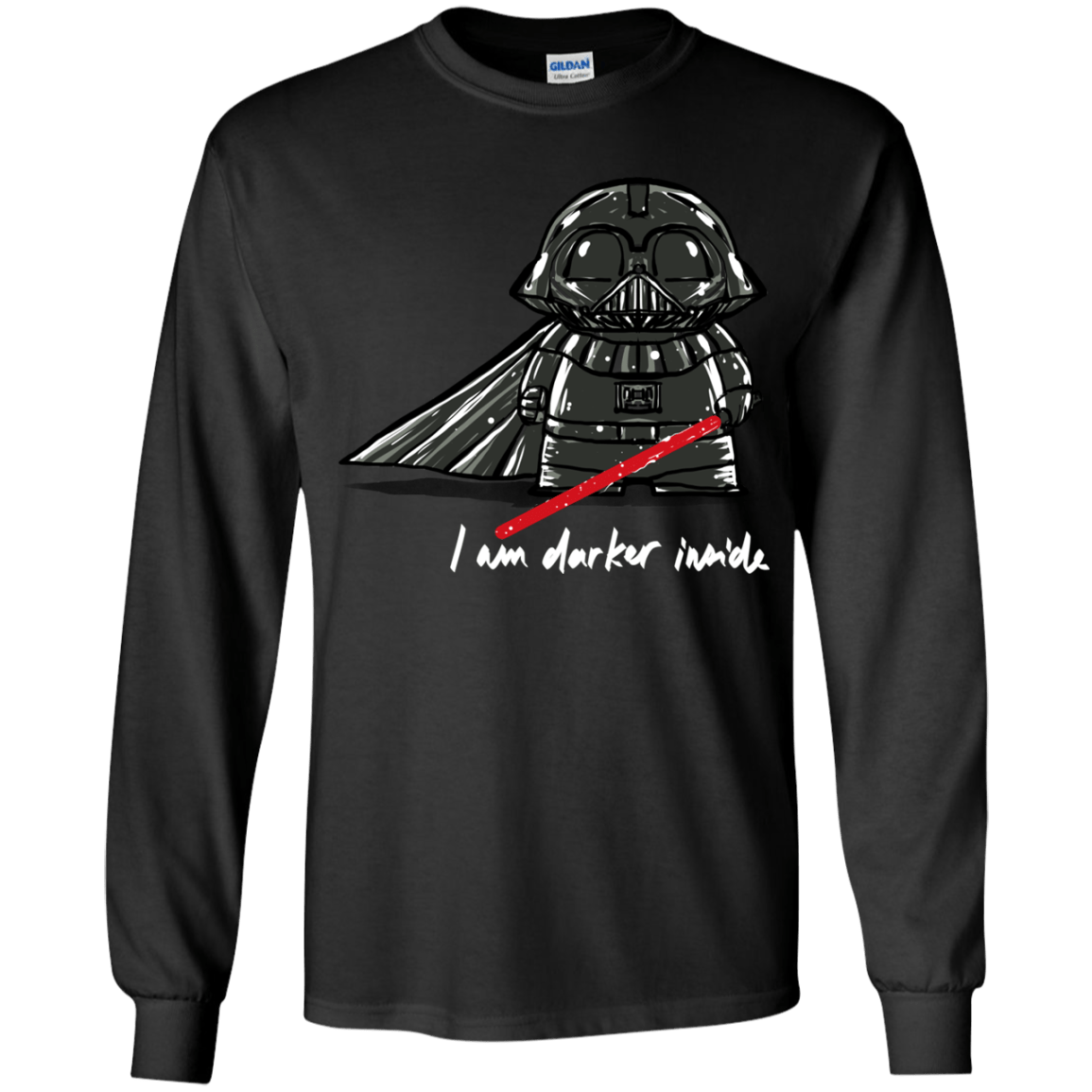 T-Shirts Black / YS Darker Inside Youth Long Sleeve T-Shirt