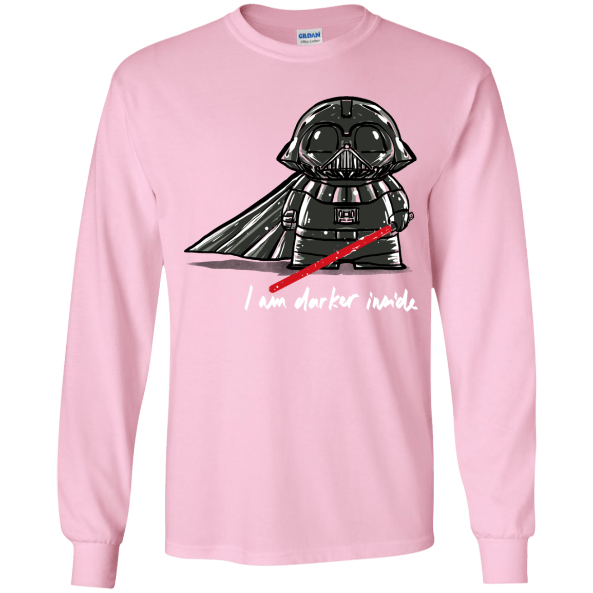 T-Shirts Light Pink / YS Darker Inside Youth Long Sleeve T-Shirt