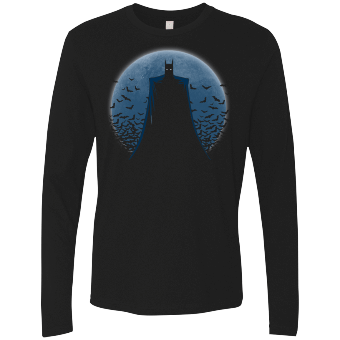 T-Shirts Black / Small Darkest Night Men's Premium Long Sleeve