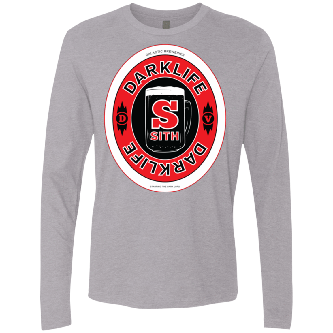 T-Shirts Heather Grey / Small Darklife Men's Premium Long Sleeve