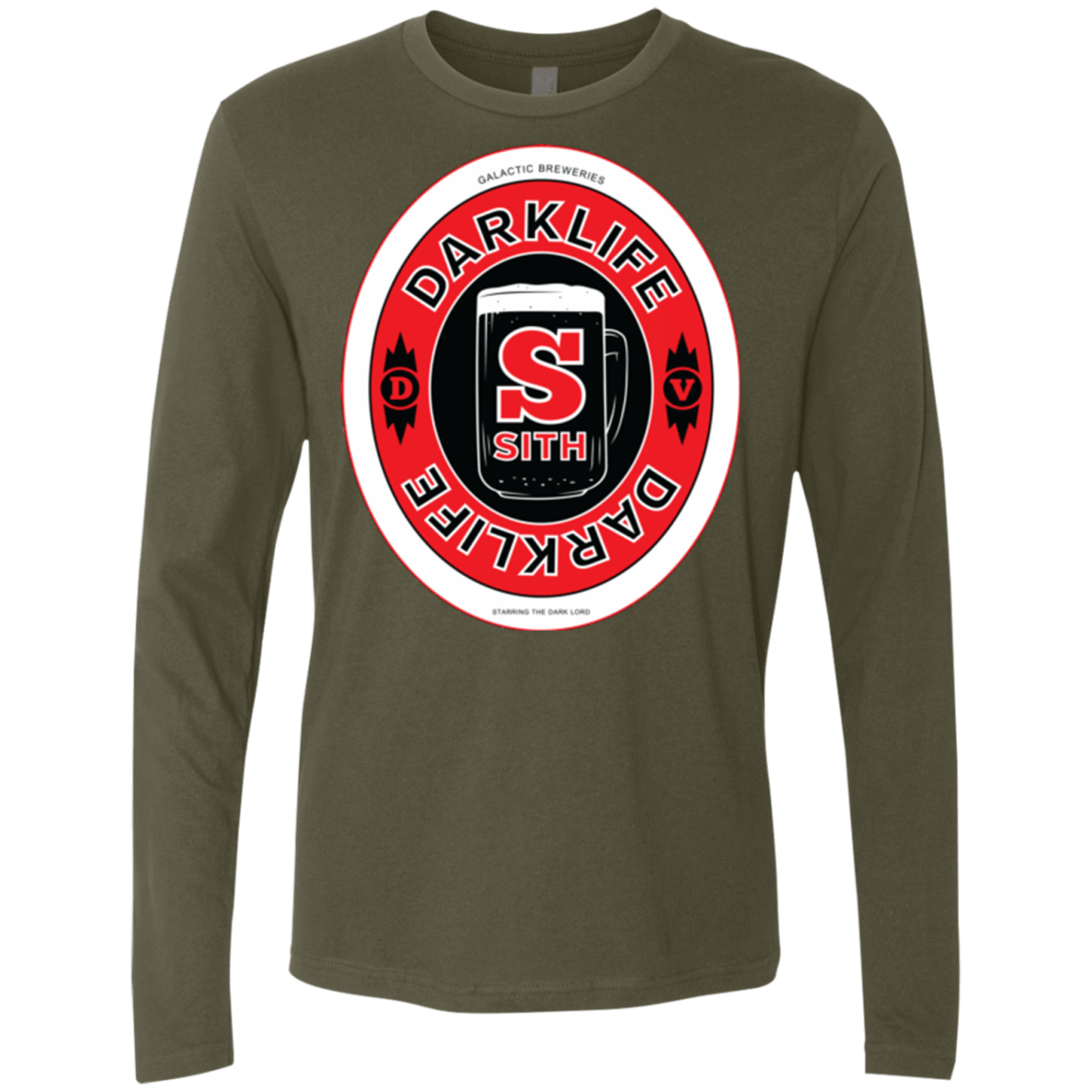 T-Shirts Military Green / Small Darklife Men's Premium Long Sleeve