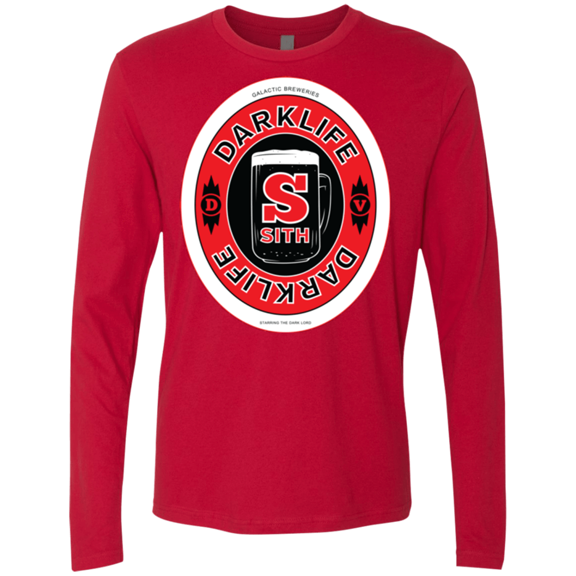 T-Shirts Red / Small Darklife Men's Premium Long Sleeve