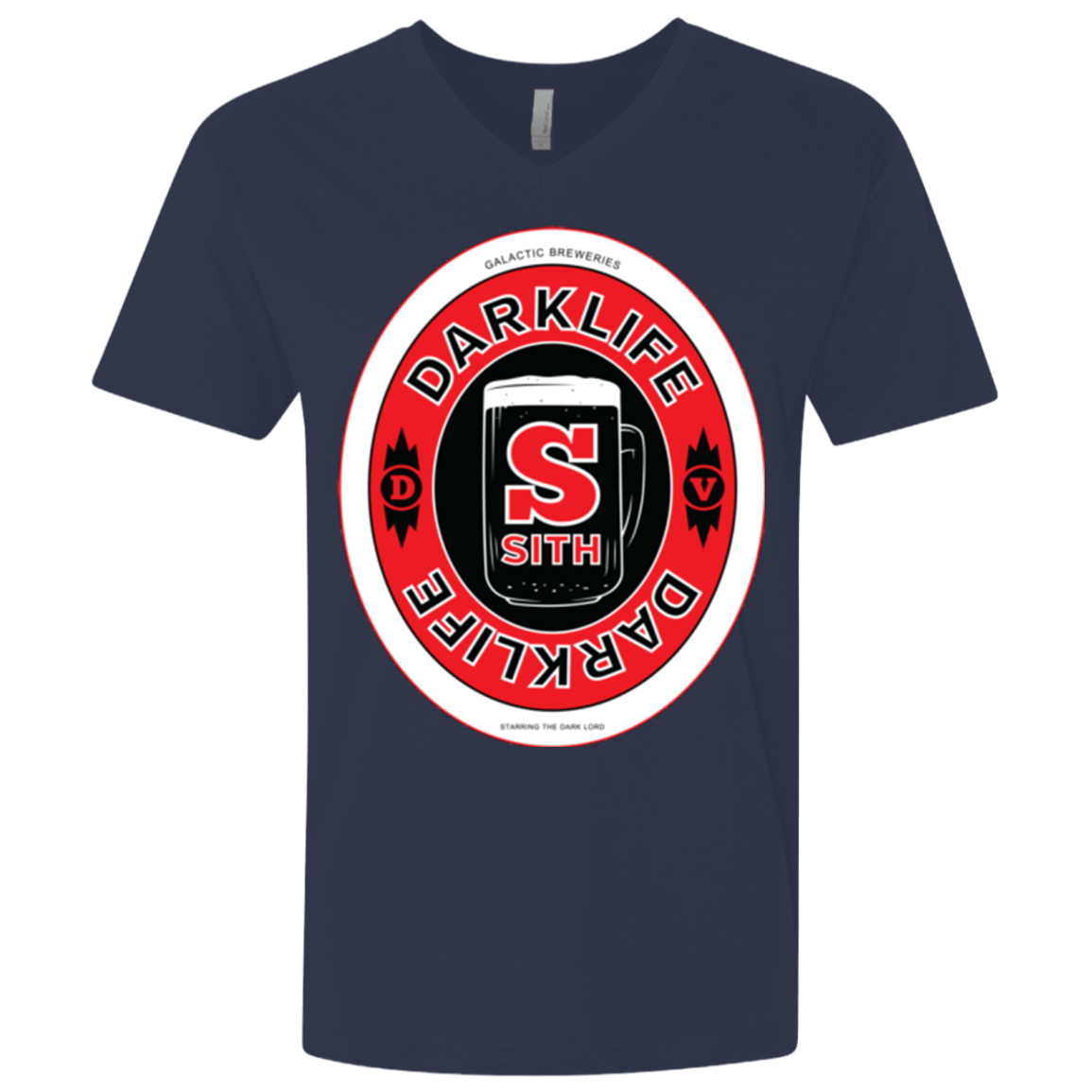 T-Shirts Midnight Navy / X-Small Darklife Men's Premium V-Neck