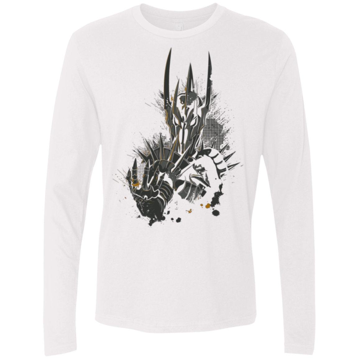 T-Shirts White / Small Darklord Men's Premium Long Sleeve