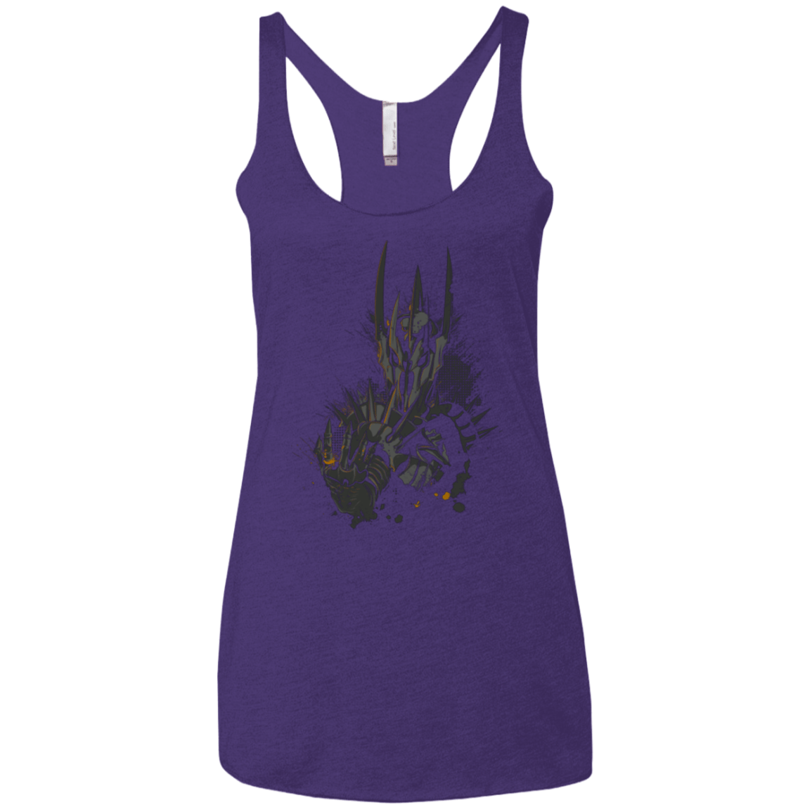 T-Shirts Purple / X-Small Darklord Women's Triblend Racerback Tank