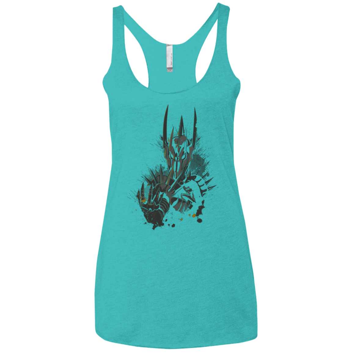T-Shirts Tahiti Blue / X-Small Darklord Women's Triblend Racerback Tank