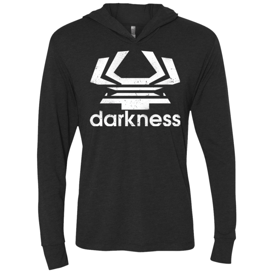 T-Shirts Vintage Black / X-Small Darkness (2) Triblend Long Sleeve Hoodie Tee