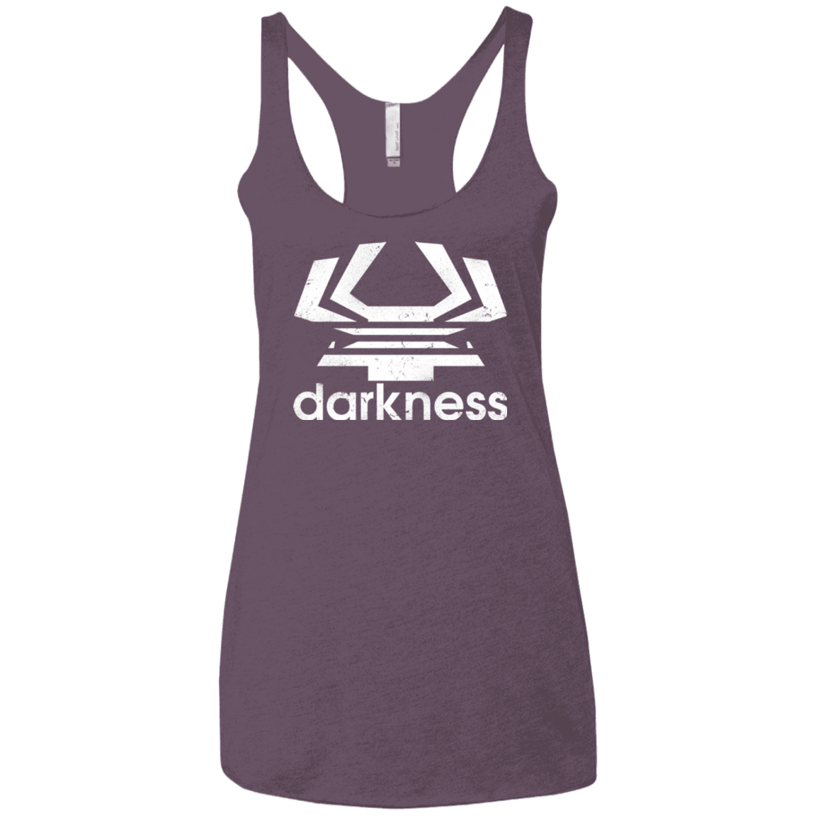 T-Shirts Vintage Purple / X-Small Darkness (2) Women's Triblend Racerback Tank