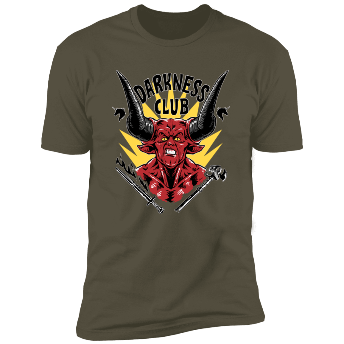 T-Shirts Military Green / S Darkness Club Men's Premium T-Shirt