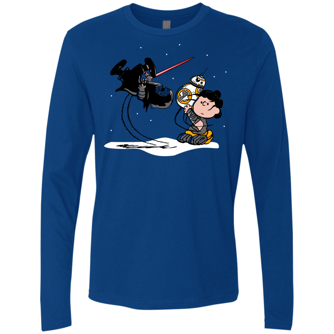 T-Shirts Royal / Small Darkness Falls Men's Premium Long Sleeve