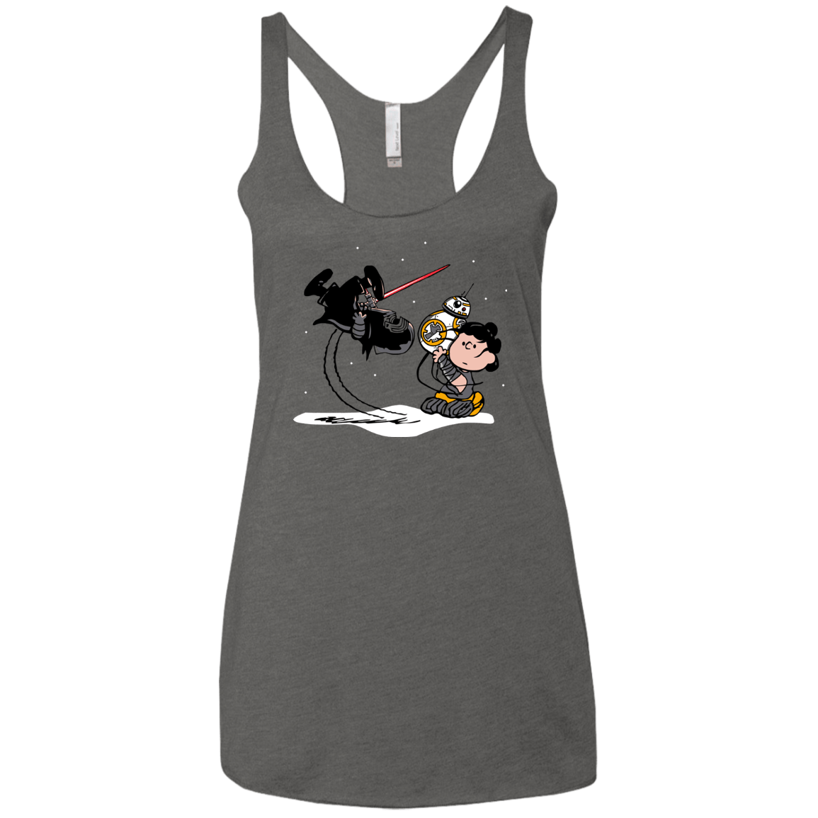 T-Shirts Premium Heather / X-Small Darkness Falls Women's Triblend Racerback Tank