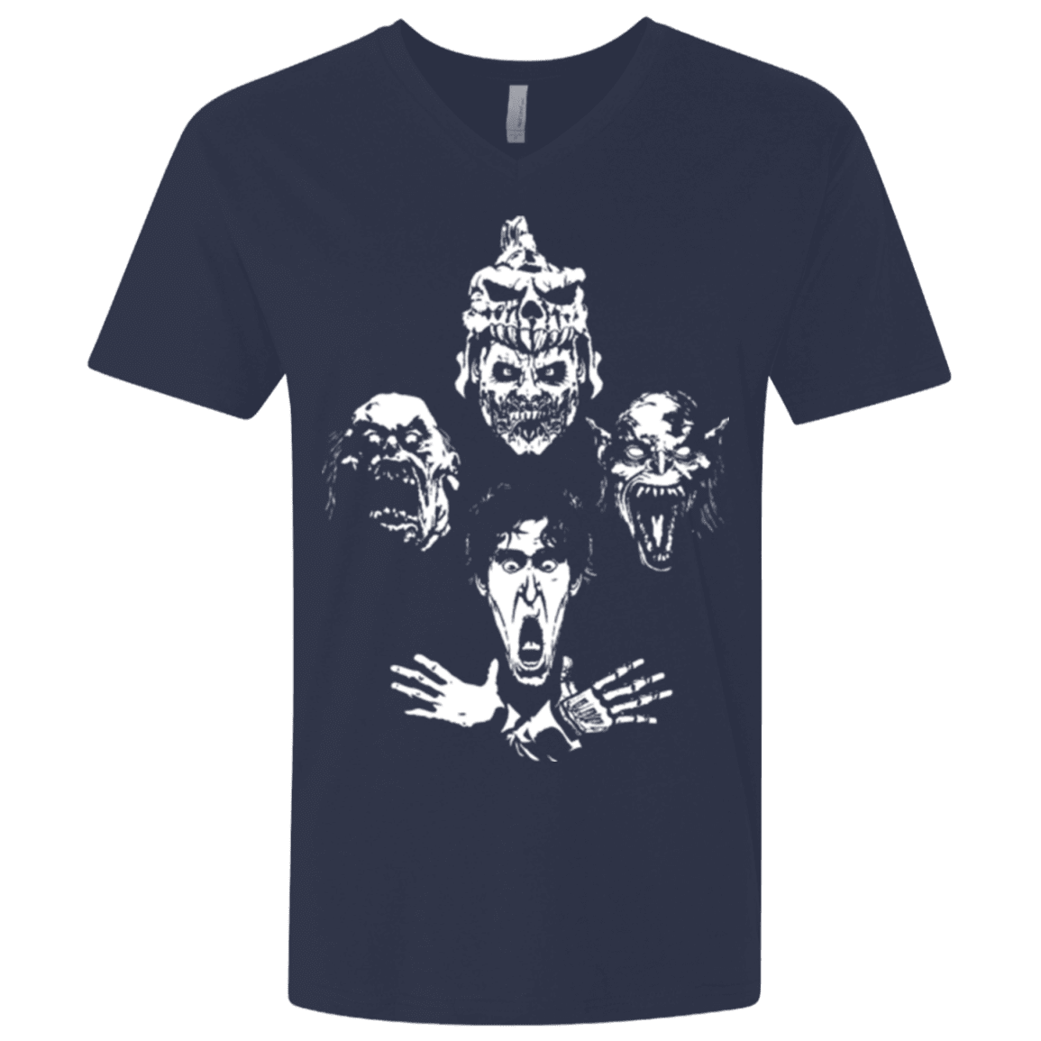 T-Shirts Midnight Navy / X-Small Darkness Rhapsody Men's Premium V-Neck