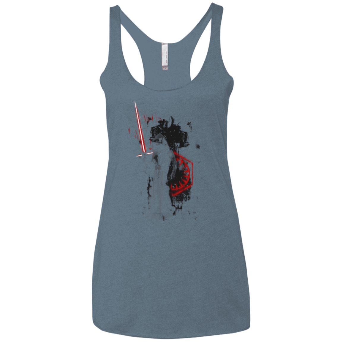 T-Shirts Indigo / X-Small Darkness Women's Triblend Racerback Tank