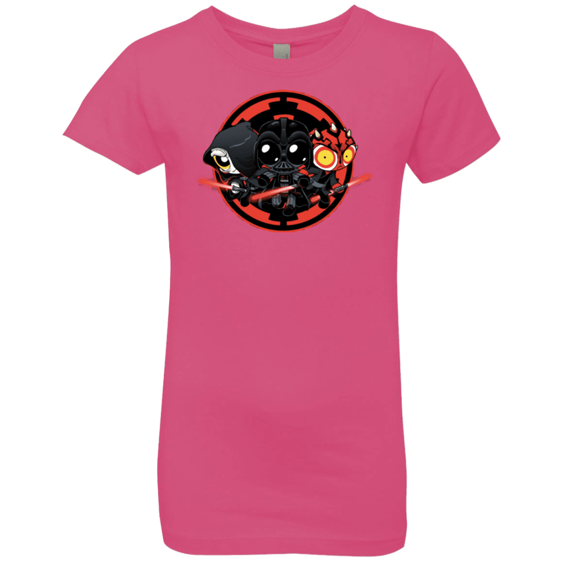 T-Shirts Hot Pink / YXS Darkside (1) Girls Premium T-Shirt