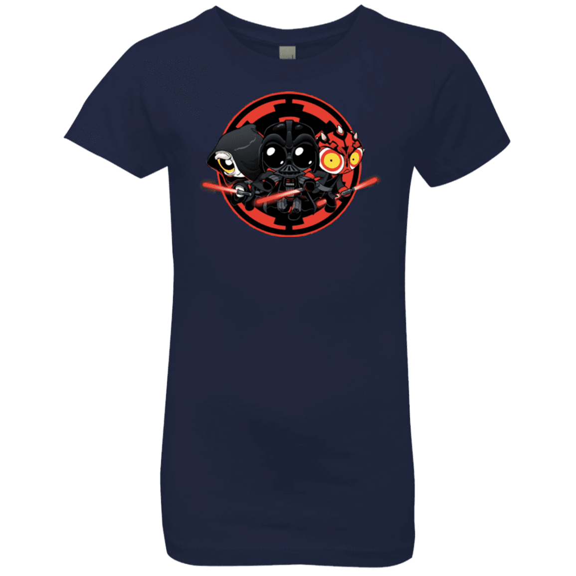 T-Shirts Midnight Navy / YXS Darkside (1) Girls Premium T-Shirt
