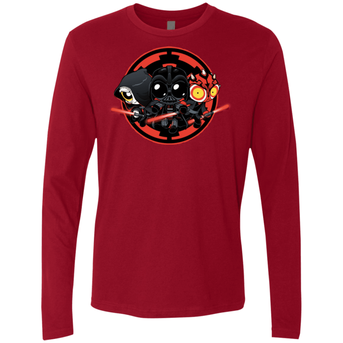 T-Shirts Cardinal / Small Darkside (1) Men's Premium Long Sleeve