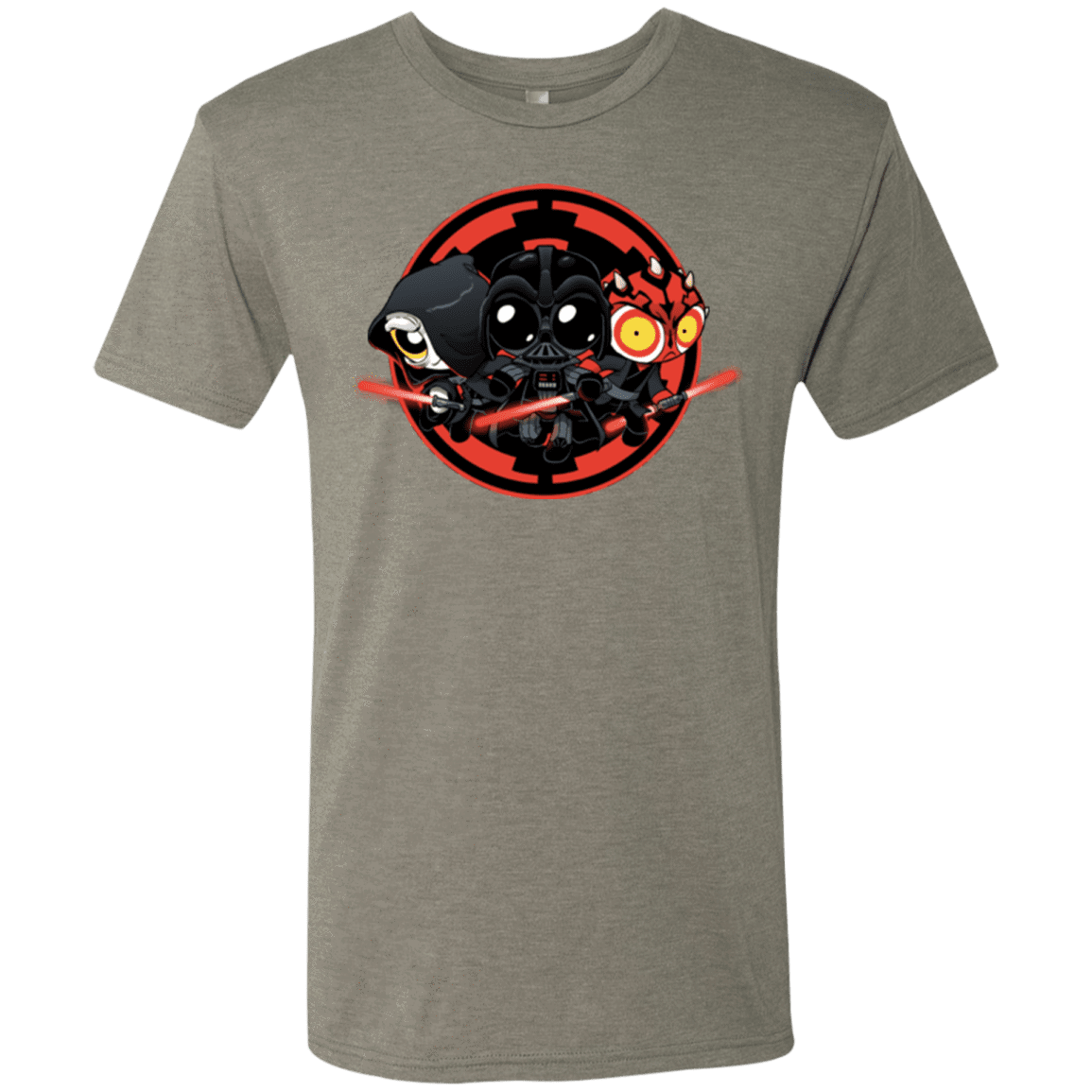 T-Shirts Venetian Grey / Small Darkside (1) Men's Triblend T-Shirt