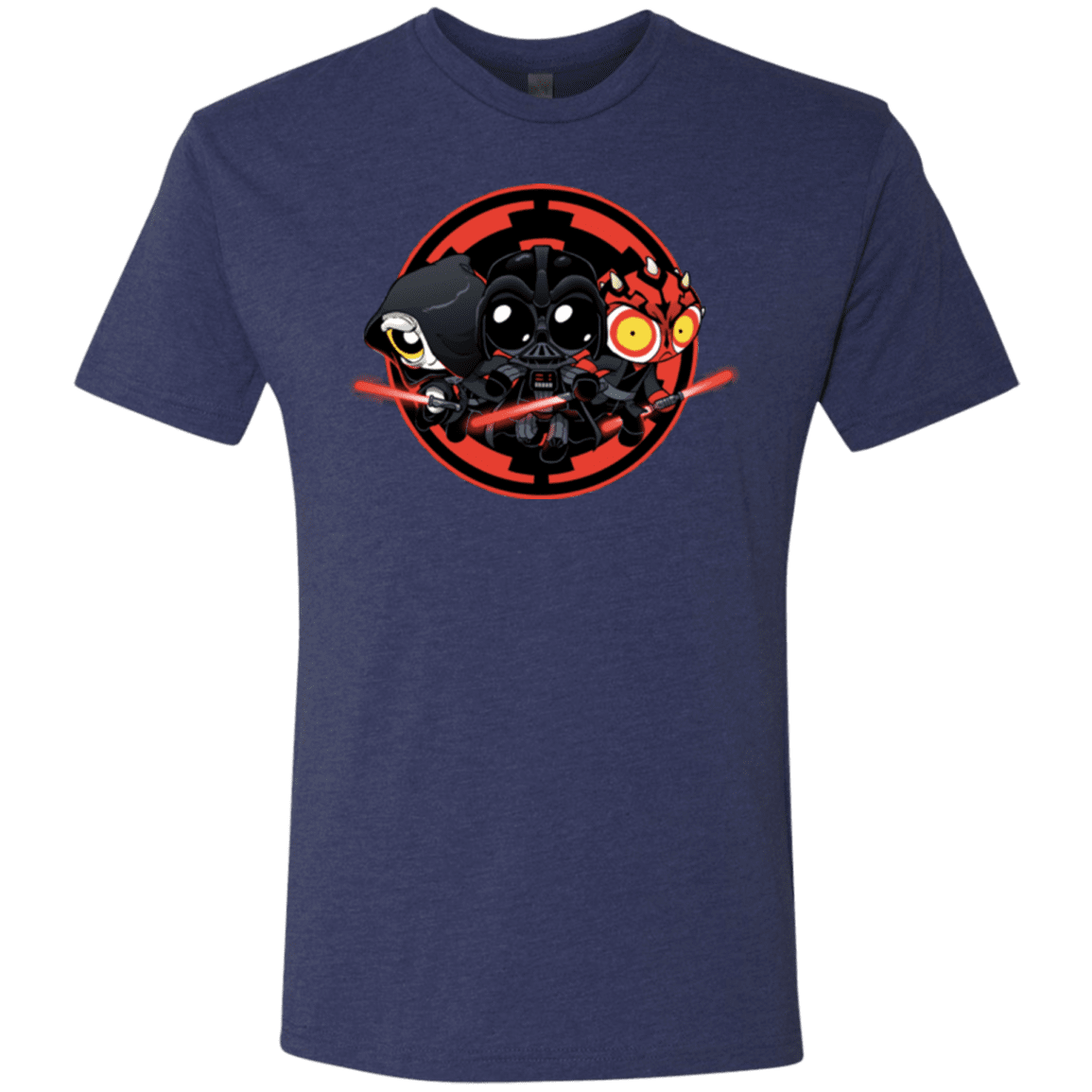 T-Shirts Vintage Navy / Small Darkside (1) Men's Triblend T-Shirt