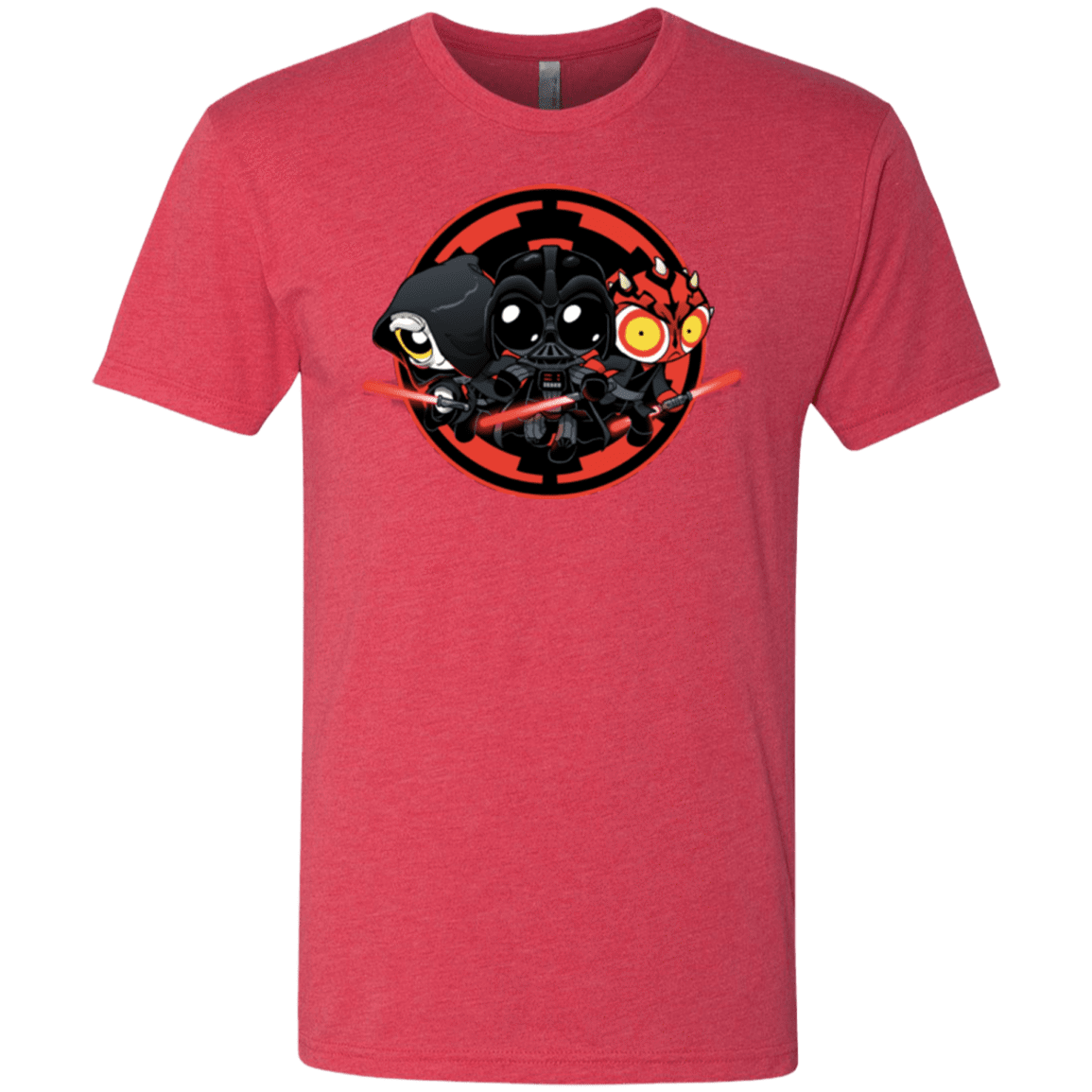 T-Shirts Vintage Red / Small Darkside (1) Men's Triblend T-Shirt