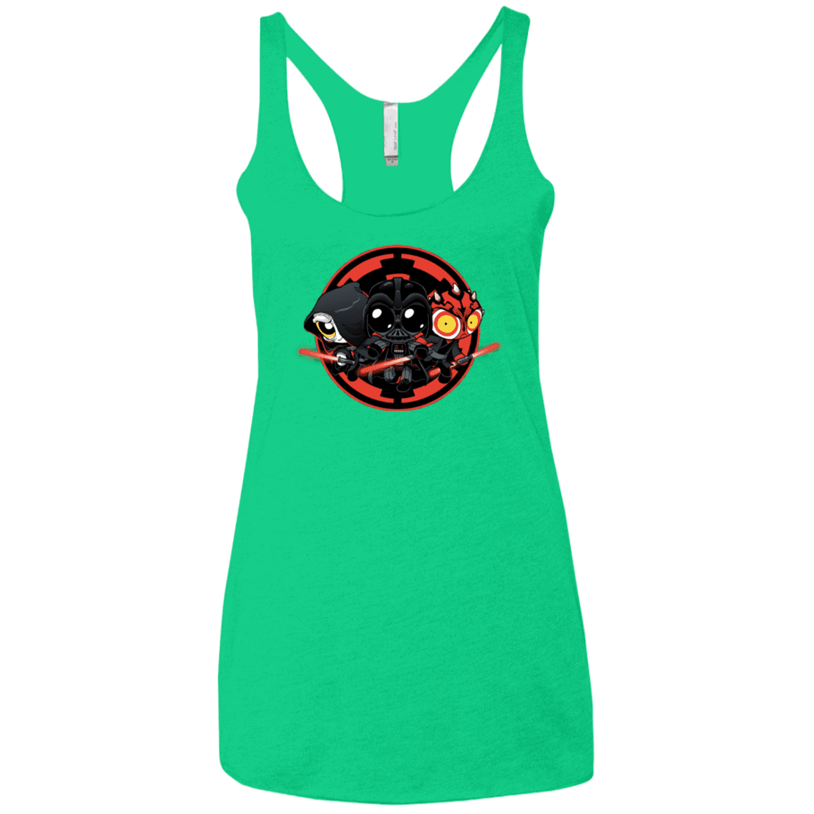 T-Shirts Envy / X-Small Darkside (1) Women's Triblend Racerback Tank